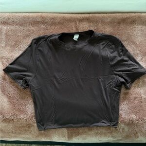 lululemon athletica brown Crop Top